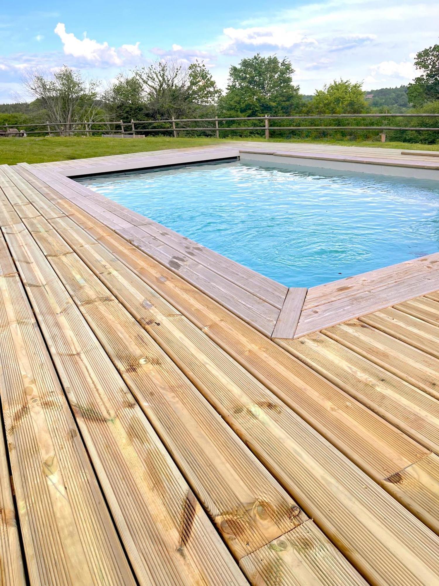 Le Gast Madelaine Ranch, Nouvelle Piscine 2025 빌라 외부 사진